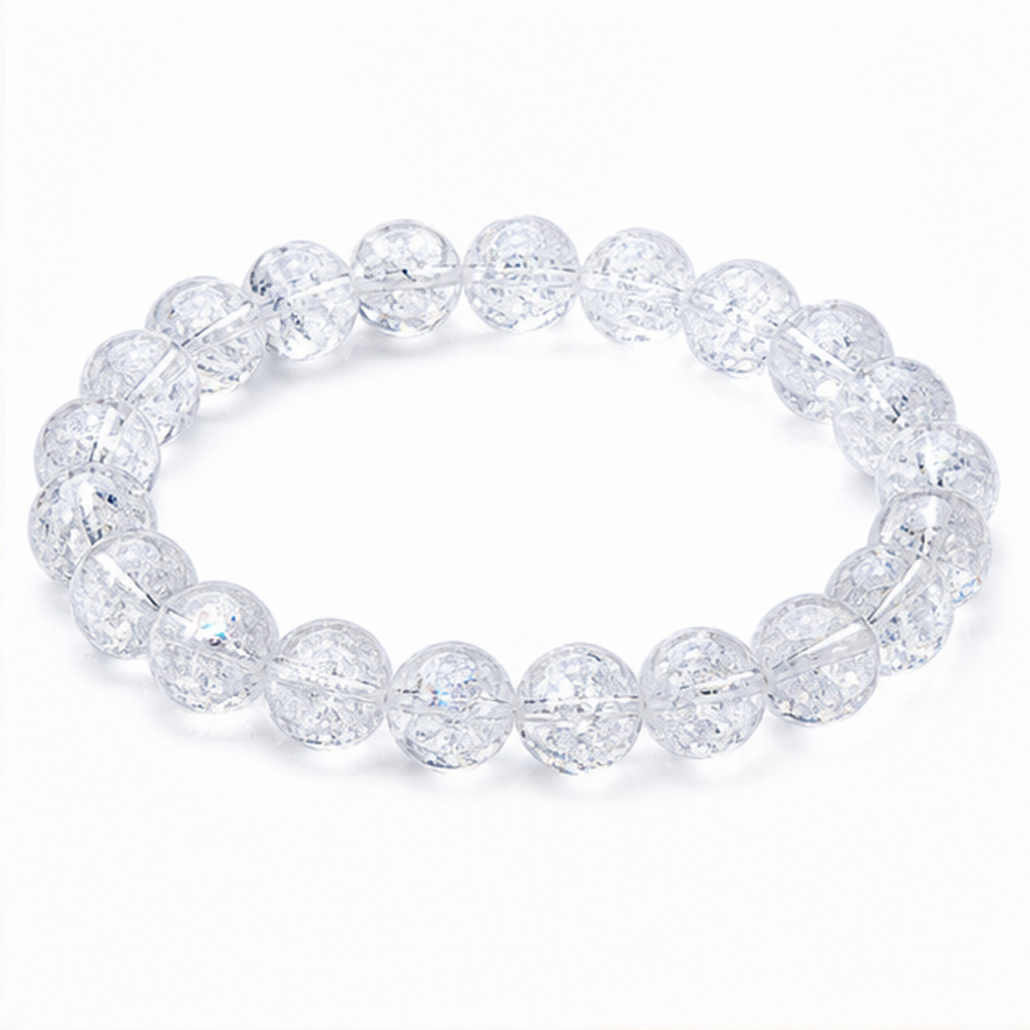 Snow Azeztulite on a white background