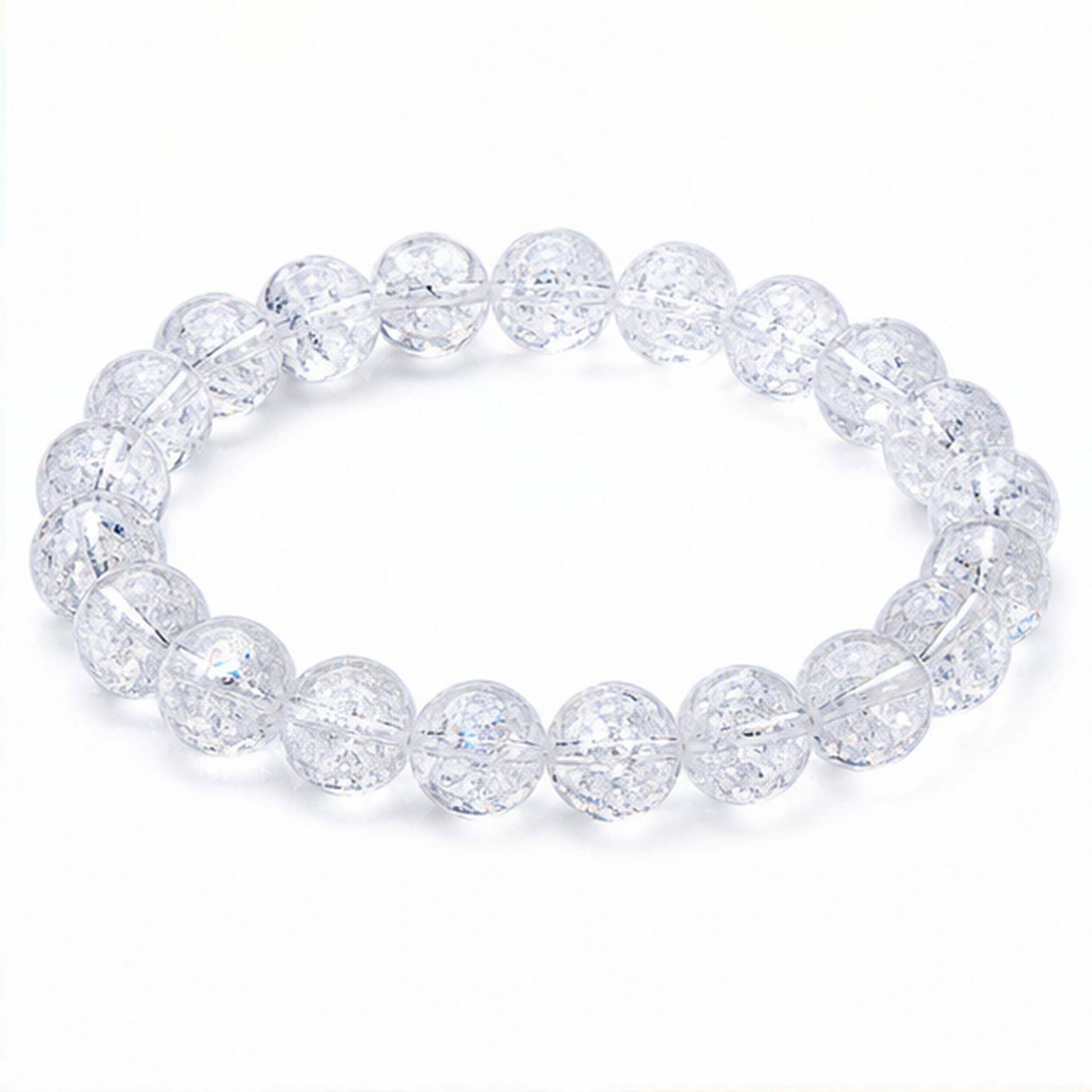 Snow Azeztulite on a white background