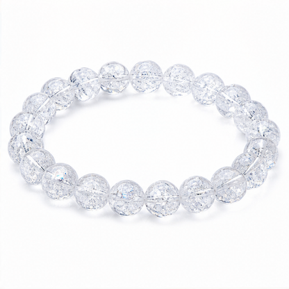 Snow Azeztulite on a white background