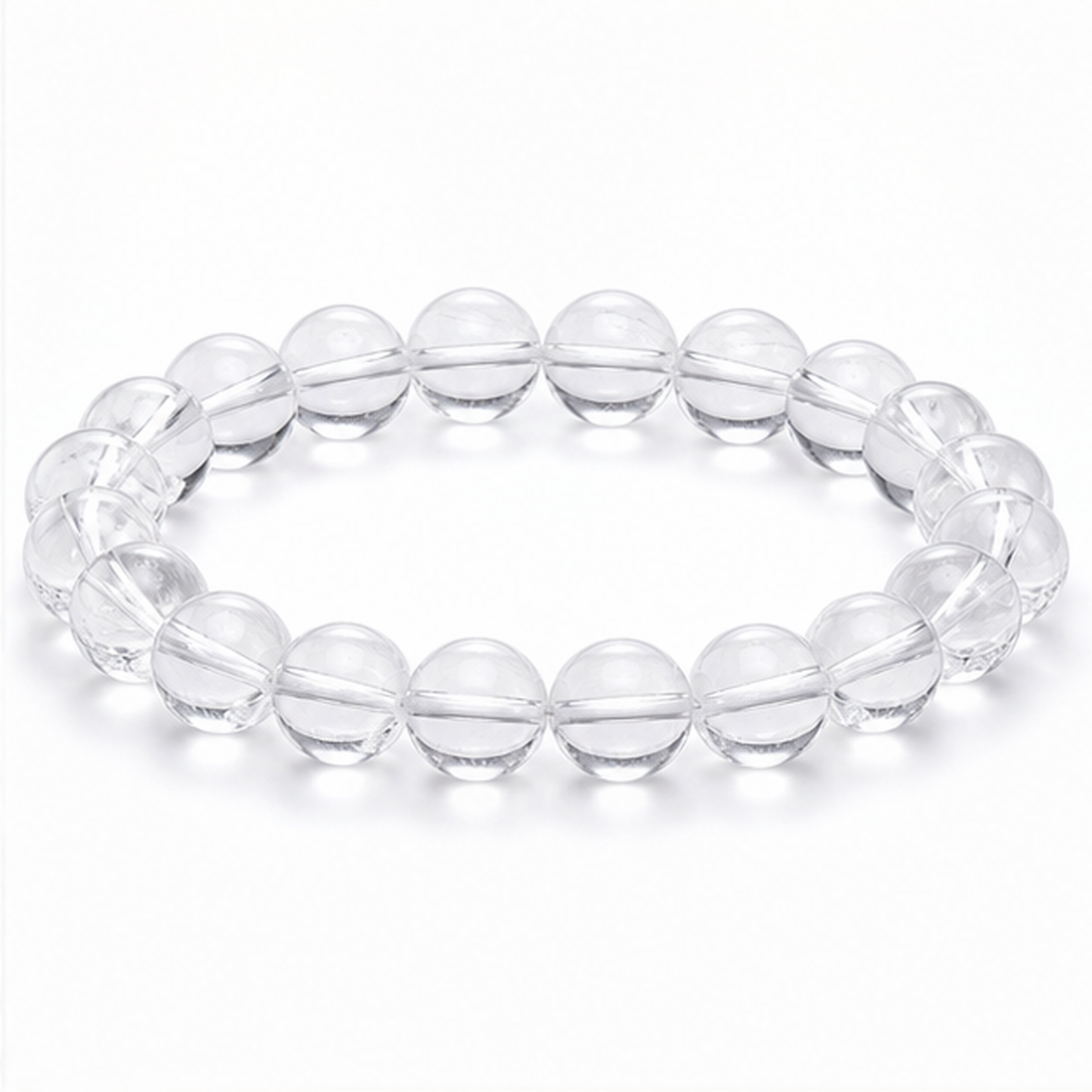 White Topaz on a white background