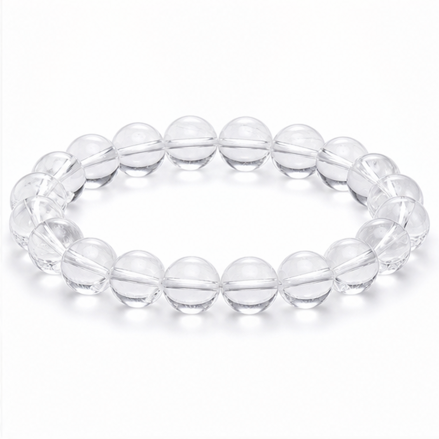 White Topaz on a white background