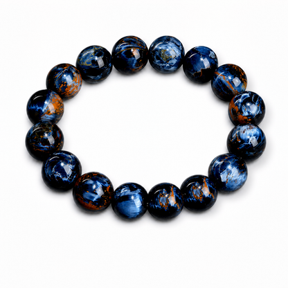 Pietersite on a white background