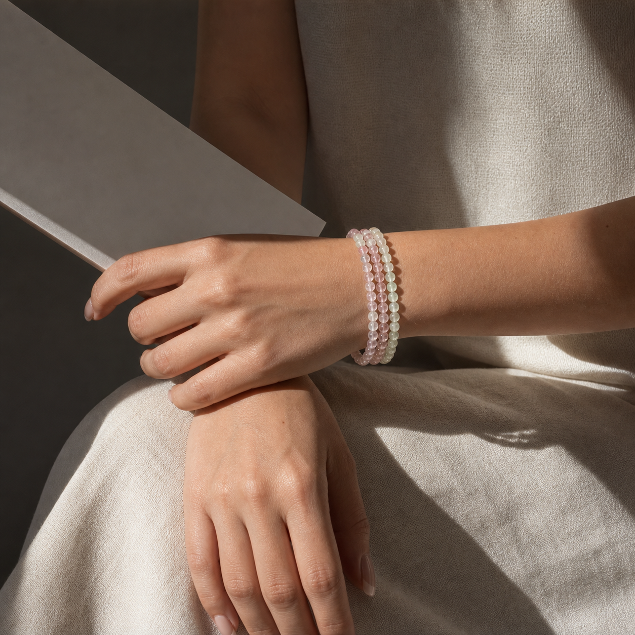 Cropped wrist view of Tourmaline