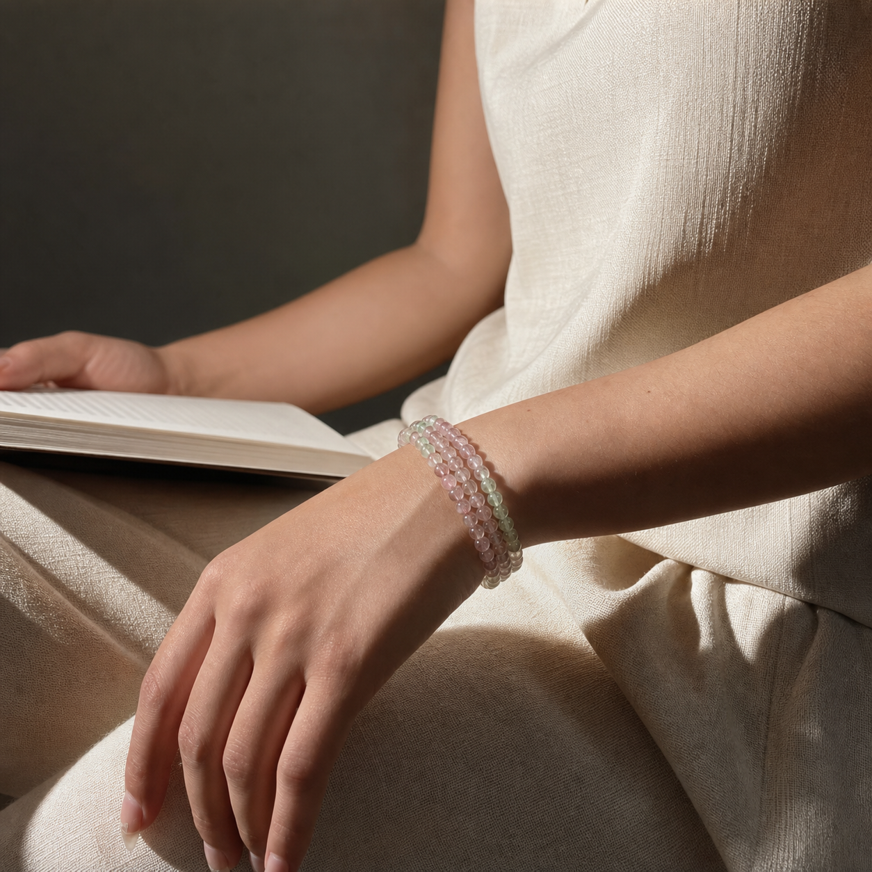 Close wrist detail of Tourmaline