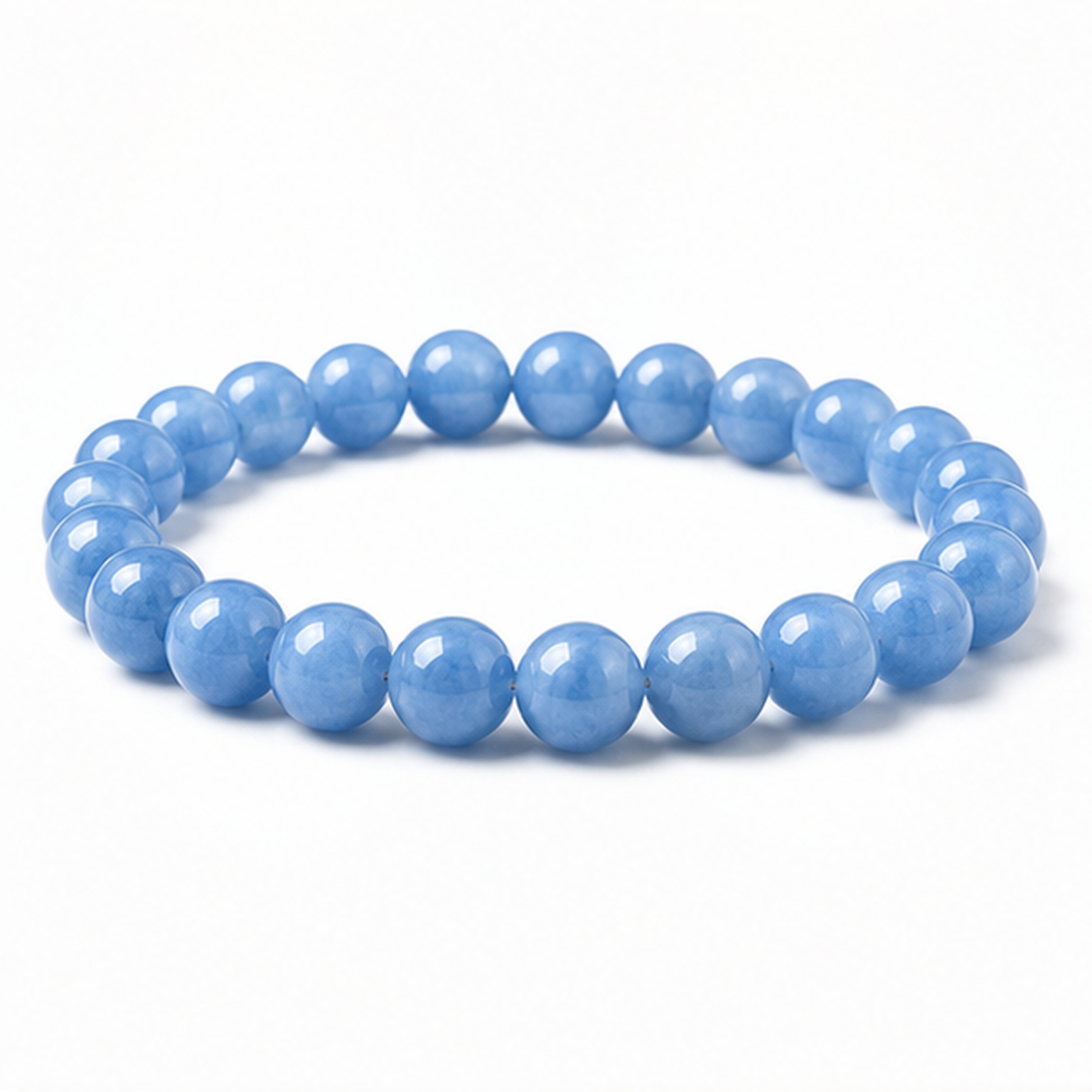 Aquamarine on a white background