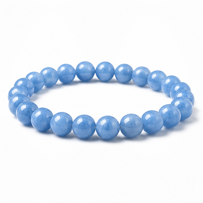 Aquamarine on a white background