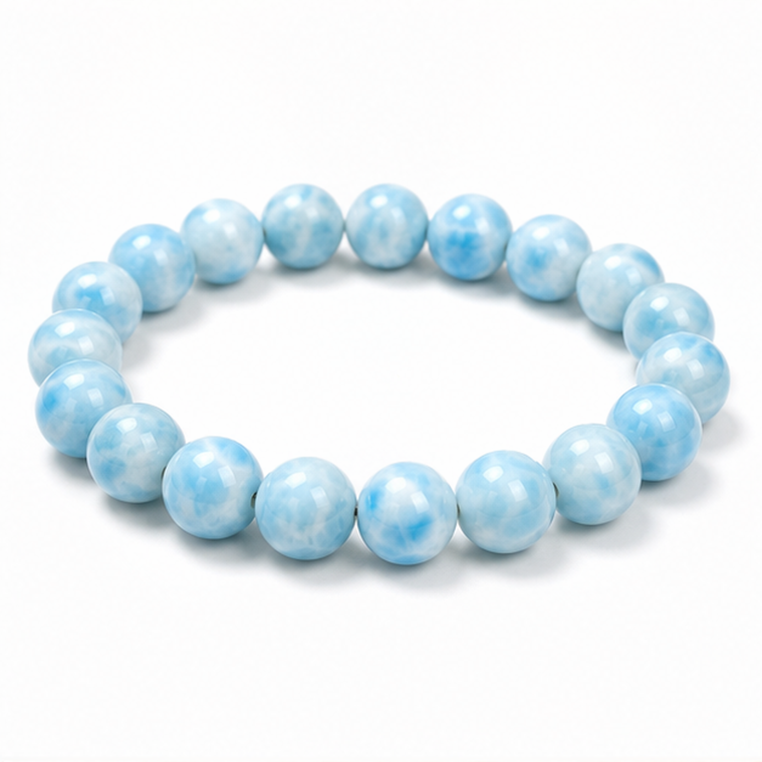 Larimar on a white background