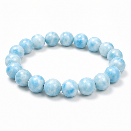 Larimar on a white background