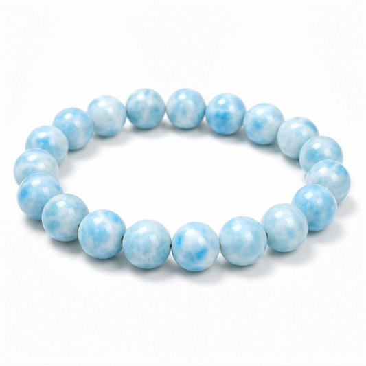Larimar on a white background