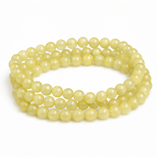 Prehnite on a white background