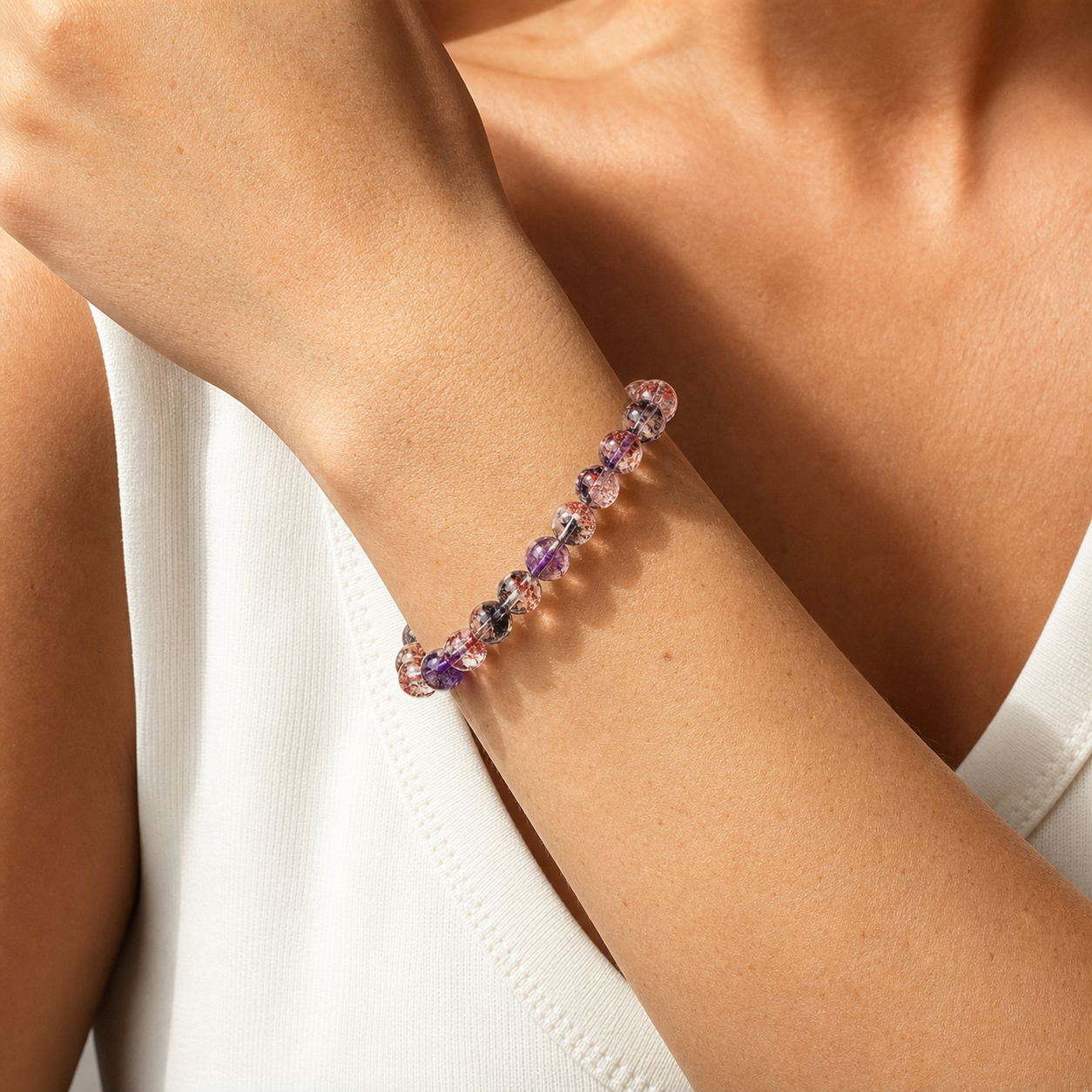 Close wrist detail of Fairy Super Seven