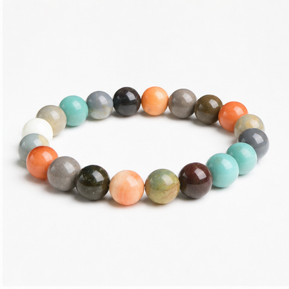 Alashan Agate on a white background