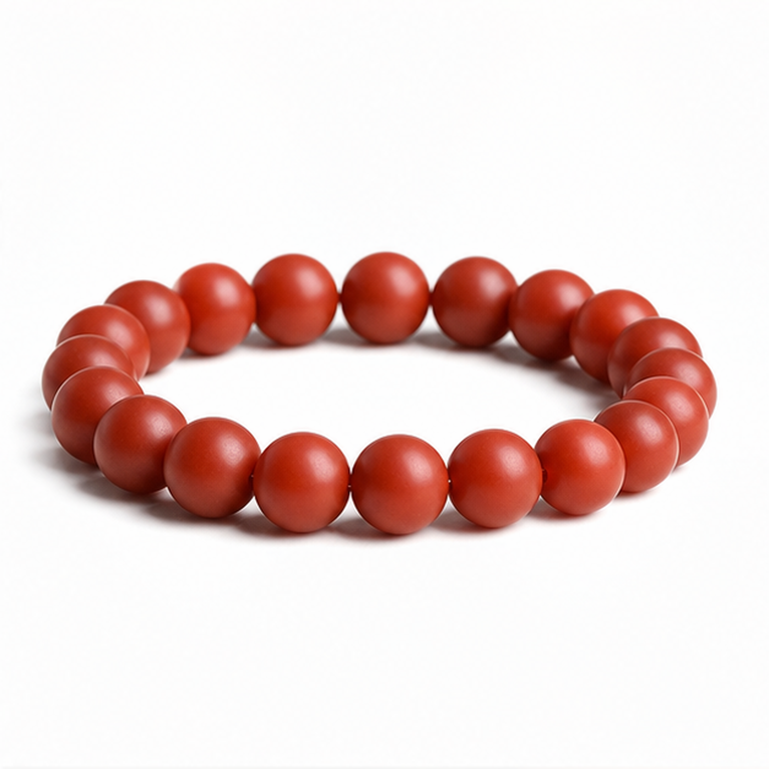 Red Agate on a white background