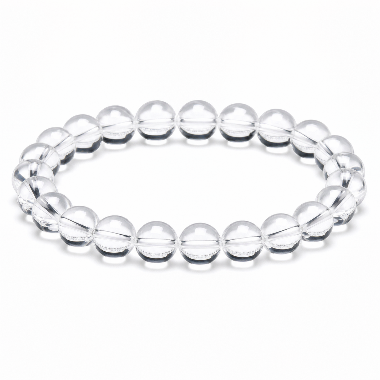 Clear Quartz on a white background