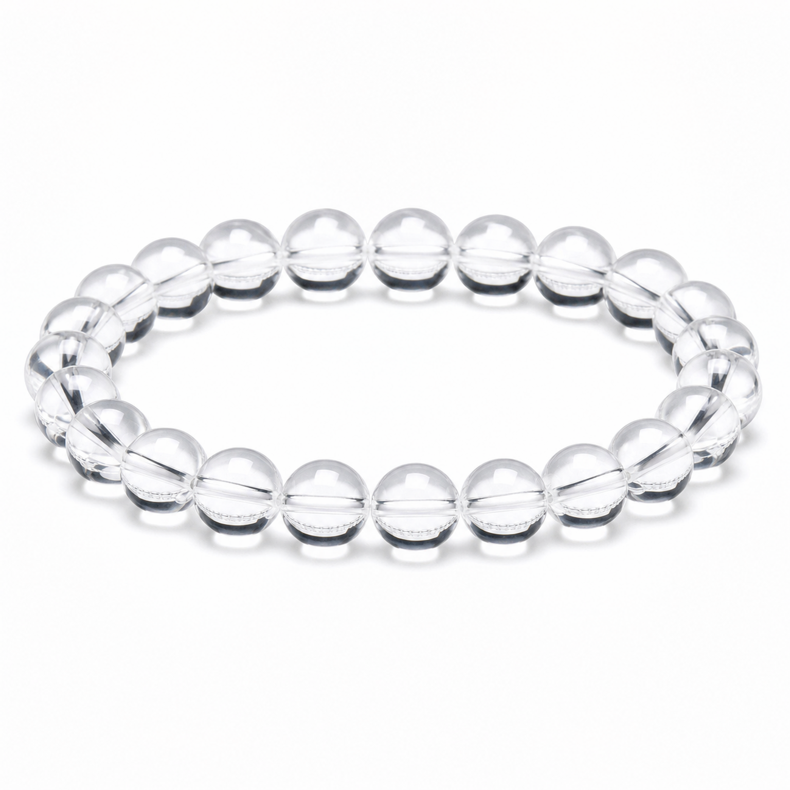 Clear Quartz on a white background