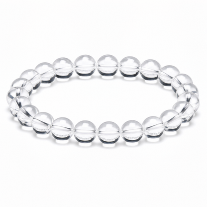 Clear Quartz on a white background
