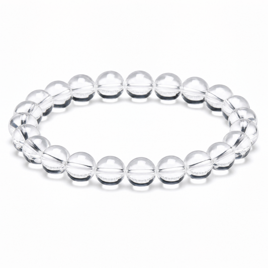 Clear Quartz on a white background