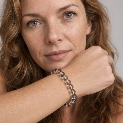 Smoky Quartz worn by a woman
