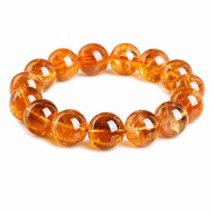 Citrine on a white background