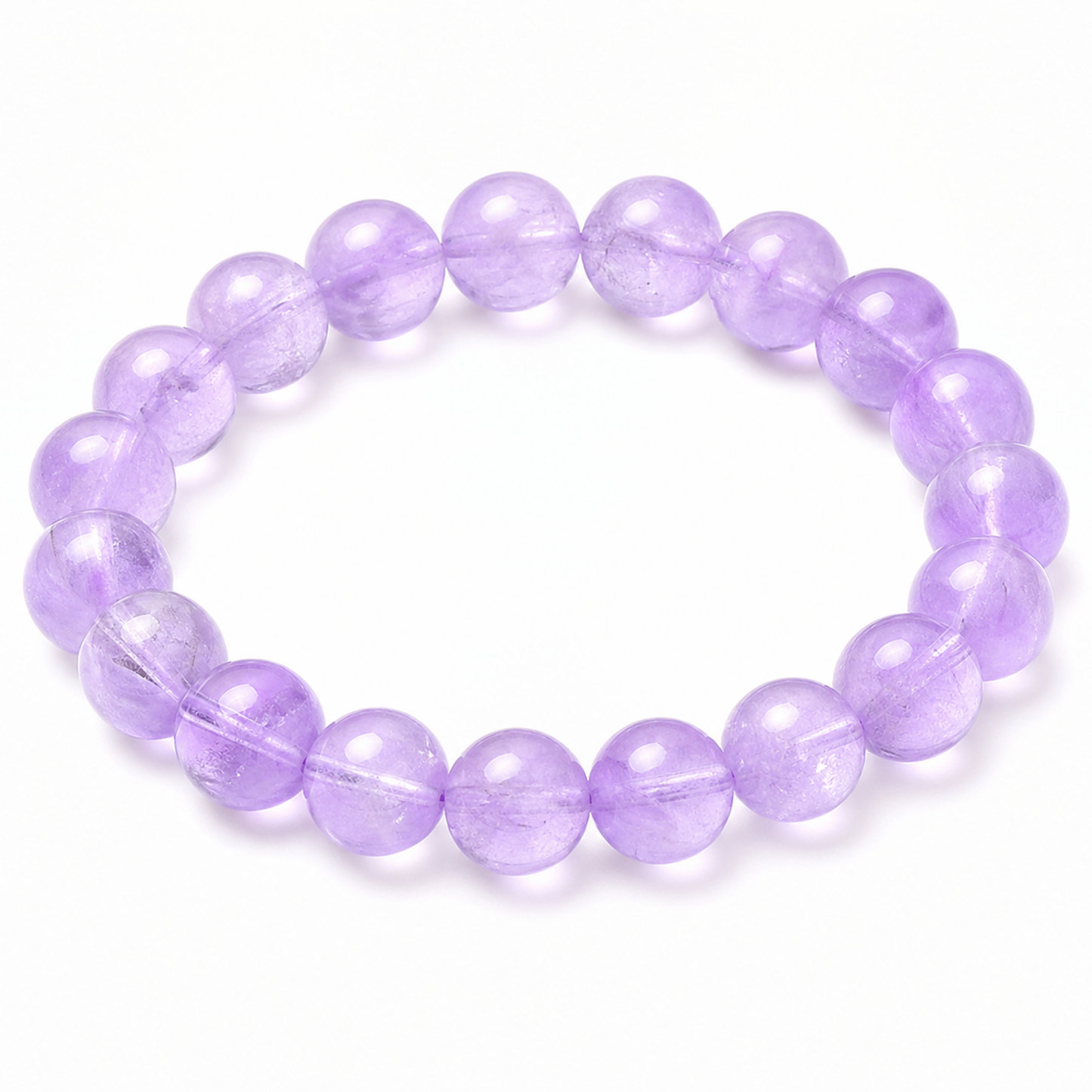 Light Amethyst on a white background