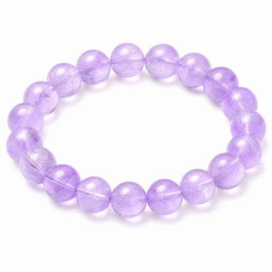 Light Amethyst on a white background