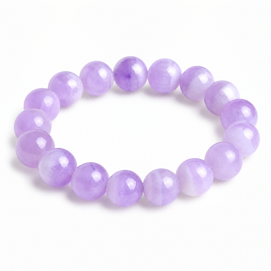 Amethyst on a white background